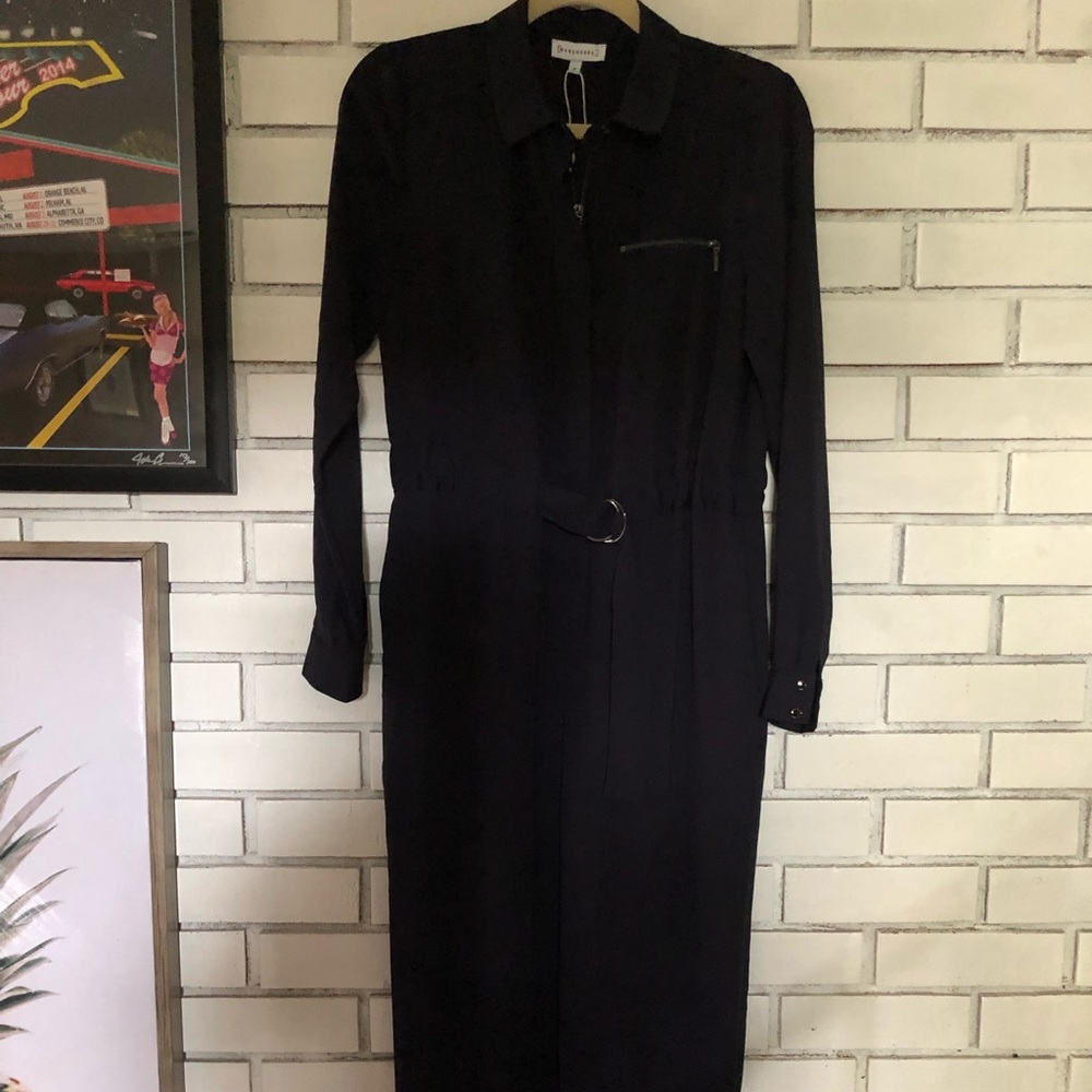 NWT ASOS Warehouse brand Navy blue jumpsuit.